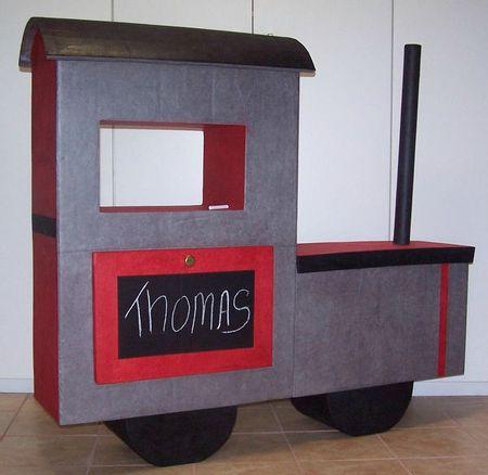 Meuble Carton Train Enfant Coffre Jouet Thomas