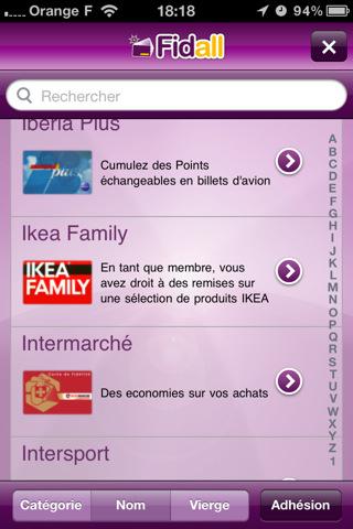 mzl.dycdeubp Fidall : Enregistrez vos cartes de fidélité dans votre iPhone !