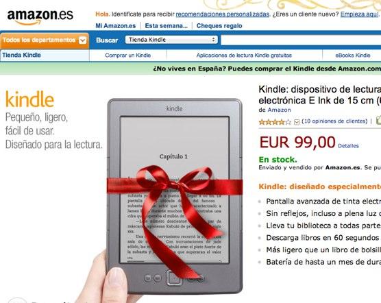 Amazon : le Kindle arrive en Espagne et en Italie