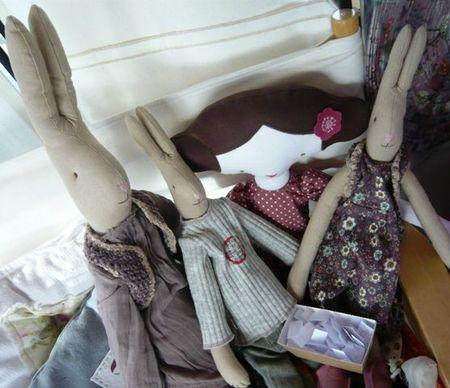 3 lapins, 1 princesse, 1 gagnante lapins Maileg