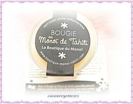 MERVEILLEUSE BOUGIE AU MONOI BOUGIE MONOI 2
