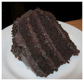 Gâteau moelleux et sa ganache chocolatée