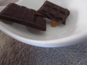 mini tablettes pour noël au caramel