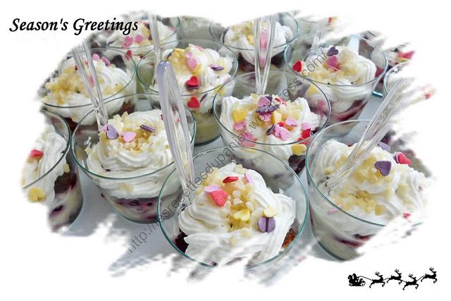 Trifle au baies d'hiver / Winter Berry Triffle