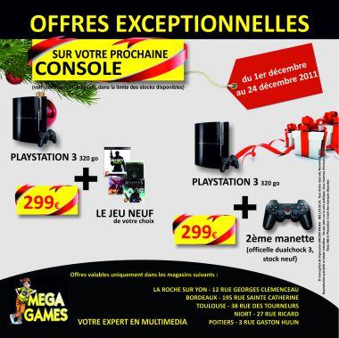 Offres exceptionnelles chez Mega Games