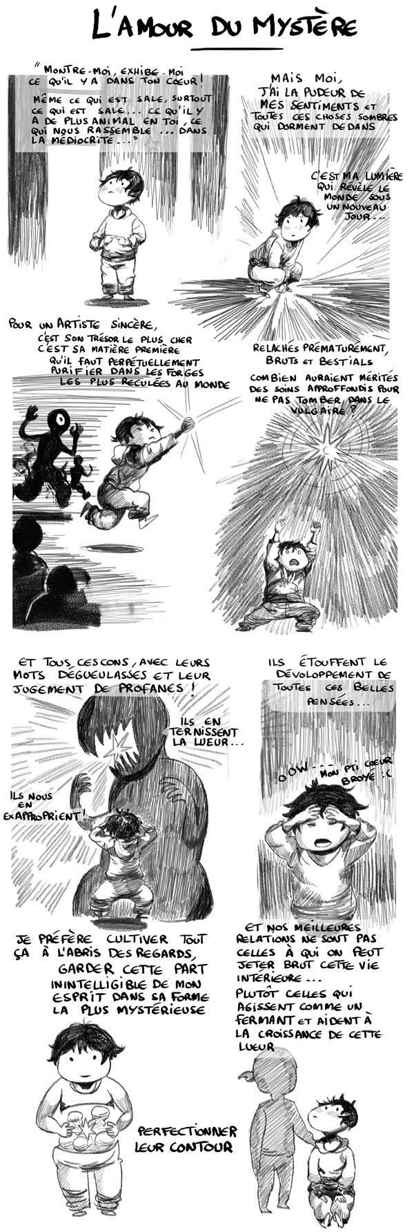 il faut respecter le mystère strip