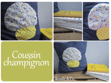 Proud of me ! coussin-champignon