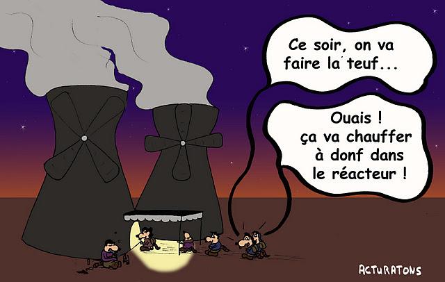 ActuRatons : insécurité nucléaire, Greenpeace apporte la preuve scientifique que l'on entre dans une centrale comme dans un moulin.