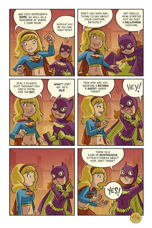 supergirlbatgirl Mike Maihack remet ça