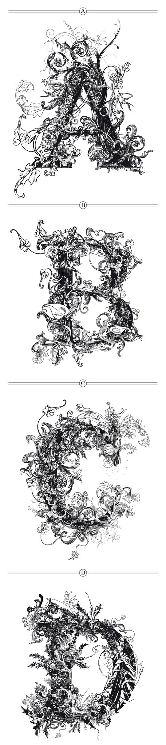 Typography by Riccardo-Sabatini © Riccardo-Sabatini 2011 - Brushwood