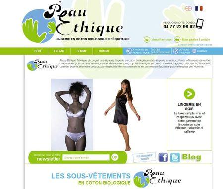 Peau-Ethique passe en mode en ligne site