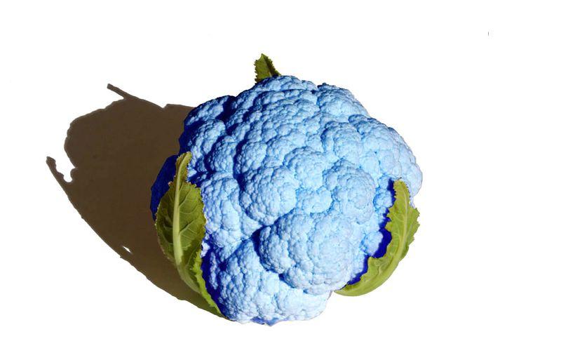 Cauliflower blue chou fleur bleu