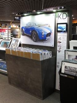 Décoration d’intérieur – toile tendue à la Fnac Vélizy