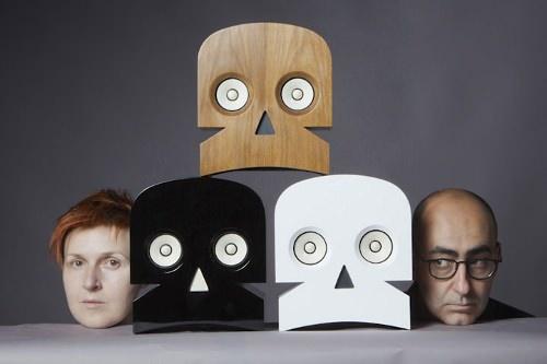 MinuSkull enceinte amplifiée par KUNTZEL DEYGAS design MinuSkull enceinte amplifiée par KUNTZEL DEYGAS design