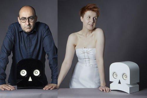 MinuSkull enceinte amplifiée par KUNTZEL DEYGAS design MinuSkull enceinte amplifiée par KUNTZEL DEYGAS design