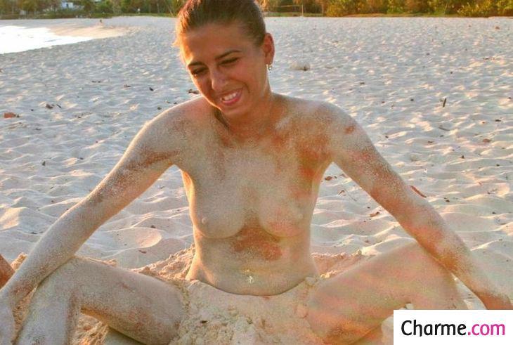 amatrice chaude exhibition amateur plage Dommage qu'elle porte un bikini 