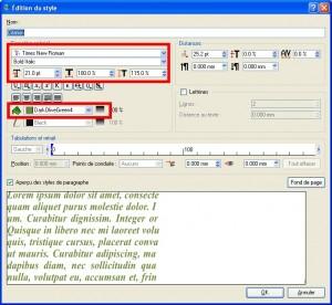 Style de texte pour la citation Scribus 01 : réaliser une brochure A4 en PDF