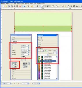 Un second cadre Scribus 01 : réaliser une brochure A4 en PDF