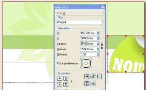 Le cadre pour le sticker Scribus 01 : réaliser une brochure A4 en PDF