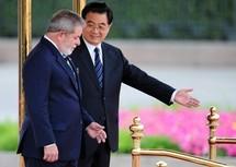 Lula avec le premier ministre chinois