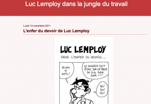Luc Lemploy, THE blog BD