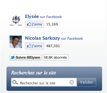 Nicolas Sarkozy utilise le site Internet de l'Elysée pour préparer sa future campagne Nicolas Sarkozy utilise le site Internet de l'Elysée pour préparer sa future campagne
