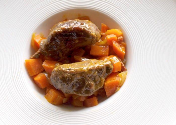 Joues de porc aux carottes confites à la mandarine 005