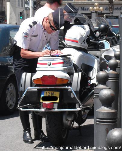 Photos du jour - Motard Police Nationale Contrôle Police Marseille 02