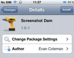 screenshot Screenshot Dam ,nouveau tweak cydia pour gérer votre Flux photo sur iCloud par Evan Coleman