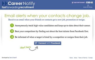 Career Notify : vos amis Facebook cherchent un job ? Soyez informé immédiatement