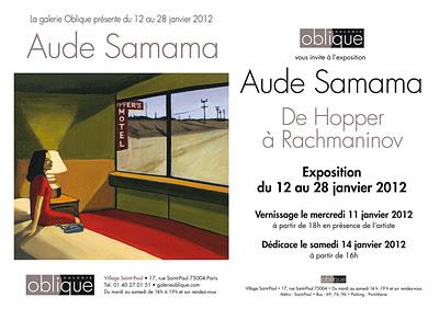Exposition BD : Aude Samama à la Galerie Oblique en janvier 2012