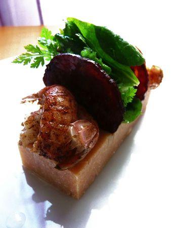 MISS TINY TÉMOIGNE: PAVÉ DE MOGETTE, LANGOUSTINES À LA VANILLE ET CHIPS DE CHORIZO P1020123