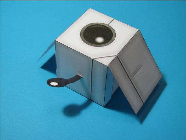 Paper Toy Tetrobot de Josh Buczynski