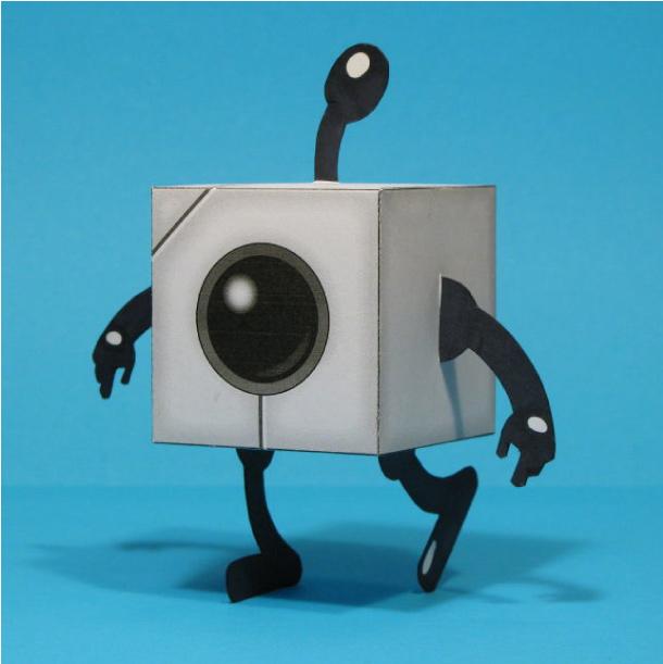 Paper Toy Tetrobot de Josh Buczynski