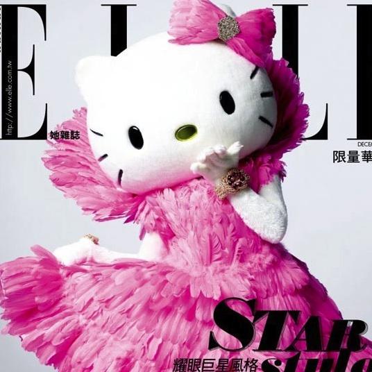 Hello Kitty en couverture pour le magazine