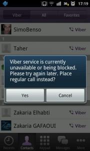 Après Skype, Maroc télécom bloque Viber! Après Skype, Maroc télécom bloque Viber!