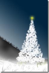 21 christmas tree with shining star Fonds décran de Noël pour votre iPhone