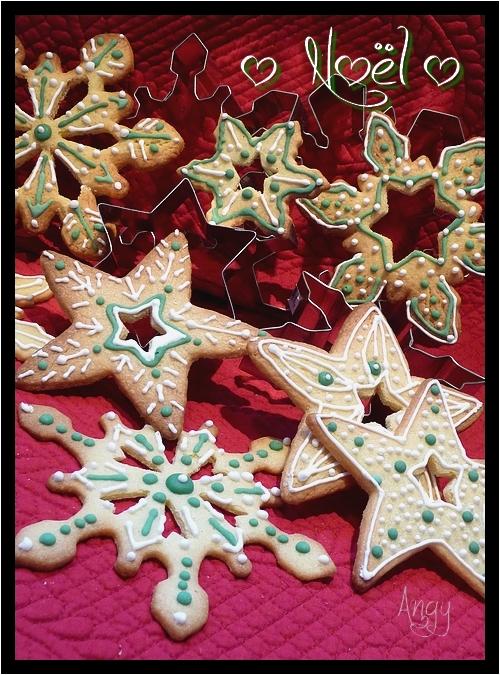 biscuits de noël décorés
