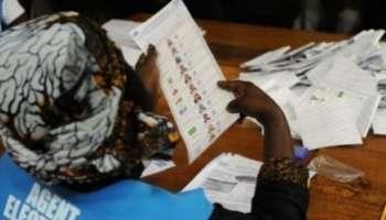 Décomptes des bulletins de vote le 28 novembre 2011 à Goma.