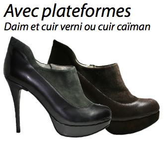 AGATHA TORRES: Autant en emportent les bottines ! Bottine Plateformes