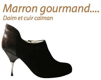 AGATHA TORRES: Autant en emportent les bottines ! Bottines marron gourmand