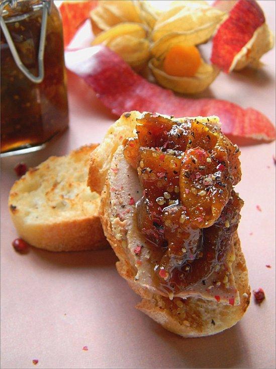 Chutney de Pommes & Physalis au Cidre