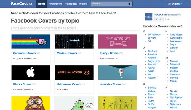 FaceCoverz - Image de couverture Timeline facecoverz 5 sites pour une belle image de couverture Facebook