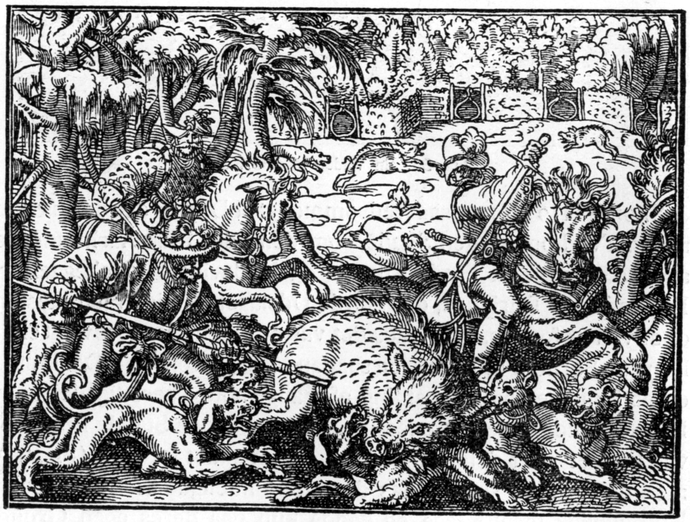 Chasse aux admins ! http://upload.wikimedia.org/wikipedia/commons/3/36/Wildboarhunt1582.jpg