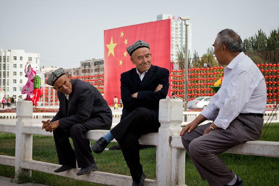Fête nationale chinoise à Kashgar