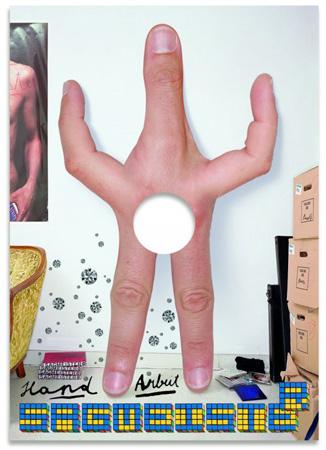 Carton d’invitation pour l’exposition Sagmeister au MAK © Stefan Sagmeister “Another exhibit about promotion and sales material”, une exposition consacrée au travail du graphiste Stefan Sagmeister