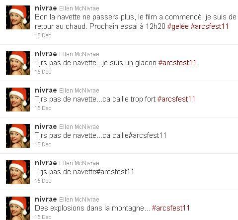 twits Festival de cinéma européen des Arcs : Jeudi 15 décembre