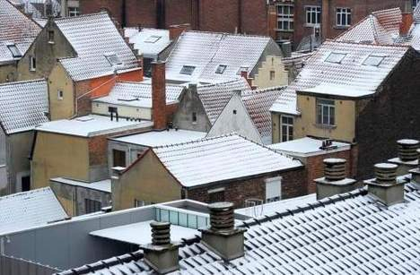 La maison sans neige sur le toit…