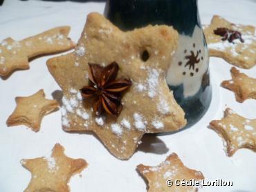 Sablés de Noël aux épices Recette bio : Sablés de Noël aux épices