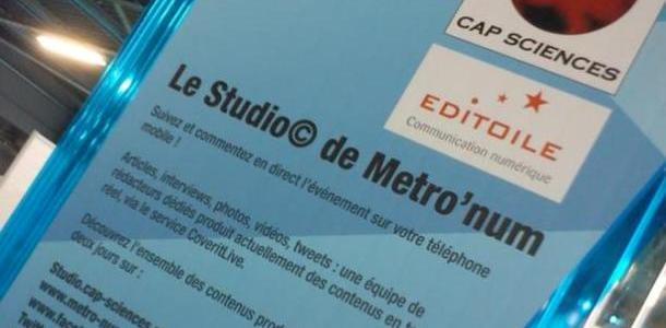 Panneau_Studio_Metronum Signalétique du Studio de Metro'num